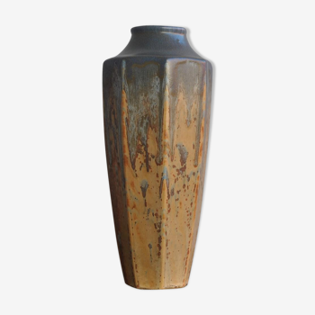 Vase en céramique vernissée de style art nouveau non signé