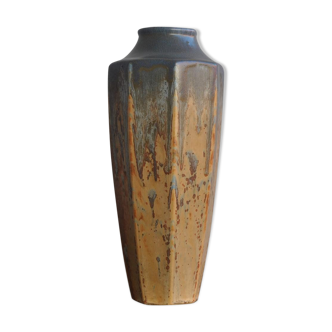 Vase en céramique vernissée de style art nouveau non signé