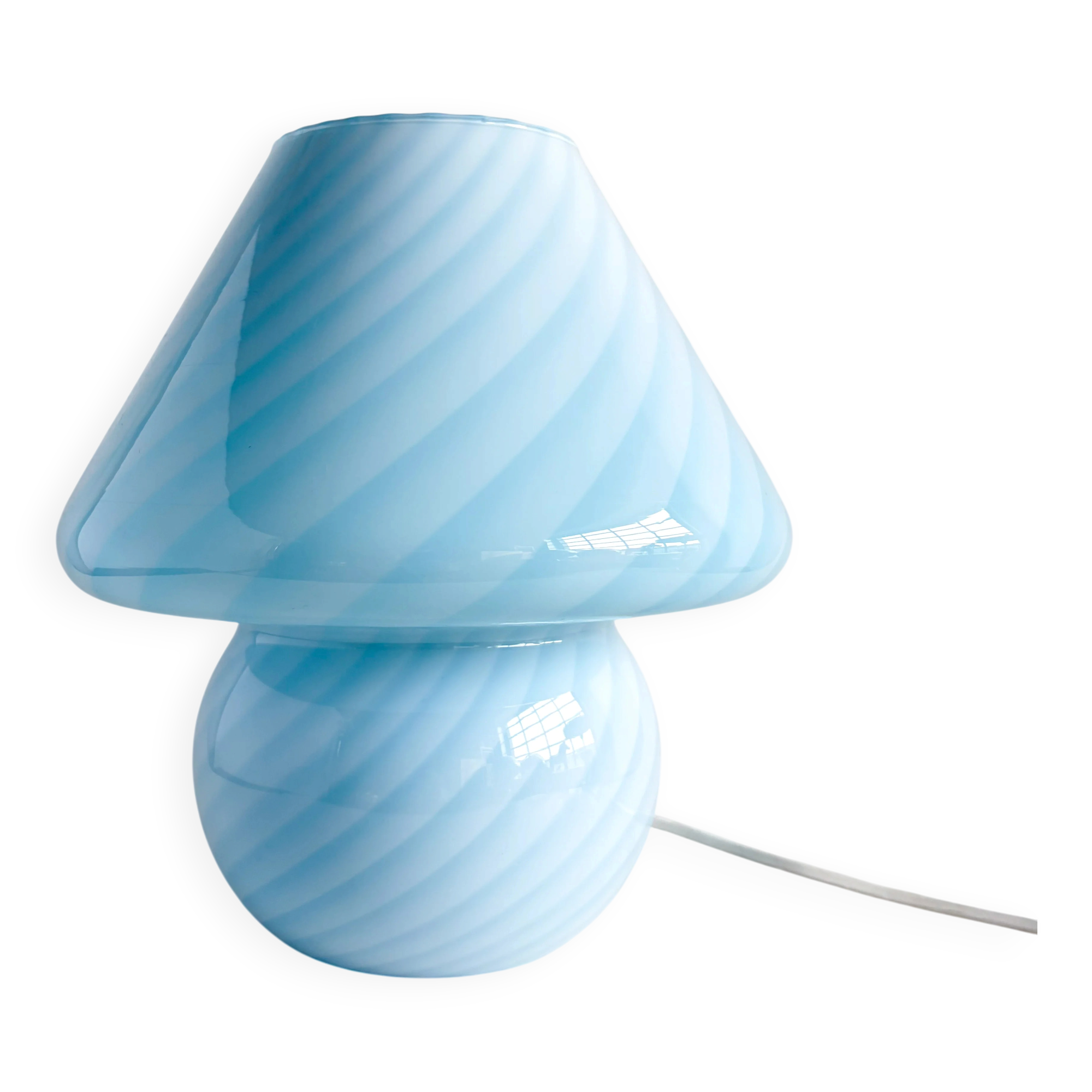 Mushroom lamp Murano 1980s