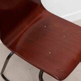 Vintage Galvanitas S23 Mahogany and Brown Chair