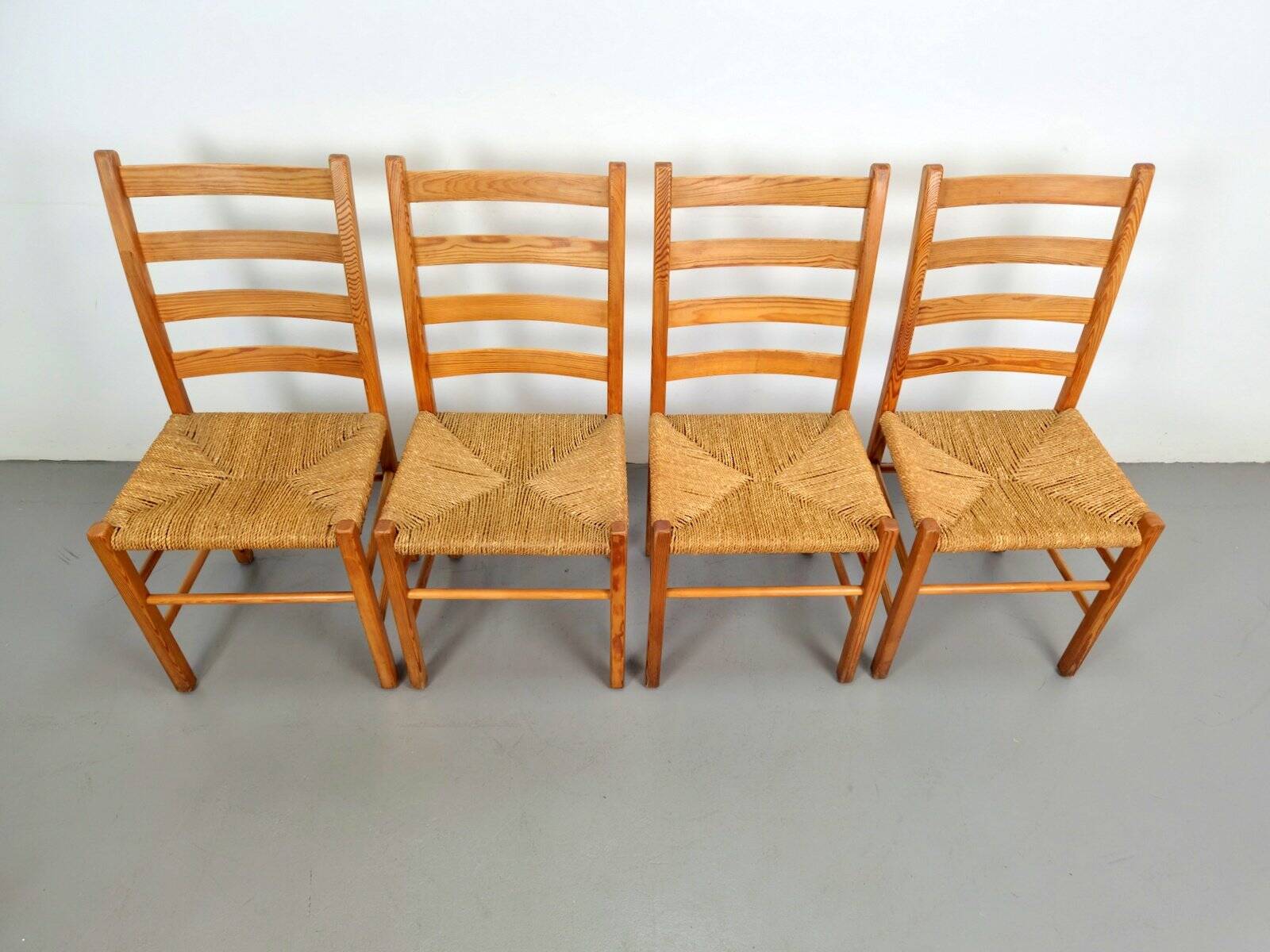 Jaerstolen Aksel Dining Chair from Möbelfabrikken Aksel L. Hansson, 1970s, Set of 4
