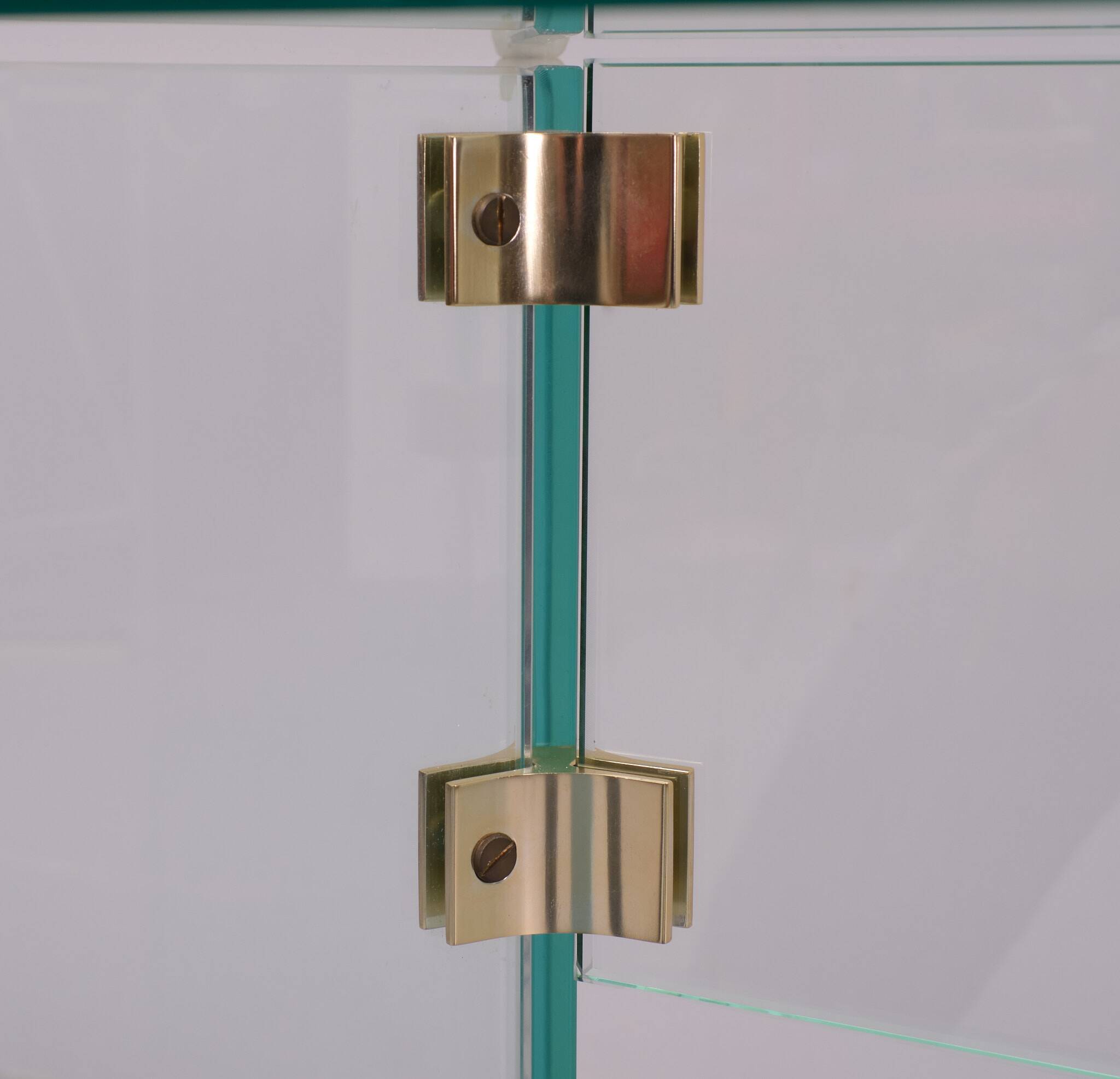 Léon Rose glass console table 1970 France