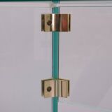 Léon Rose glass console table 1970 France