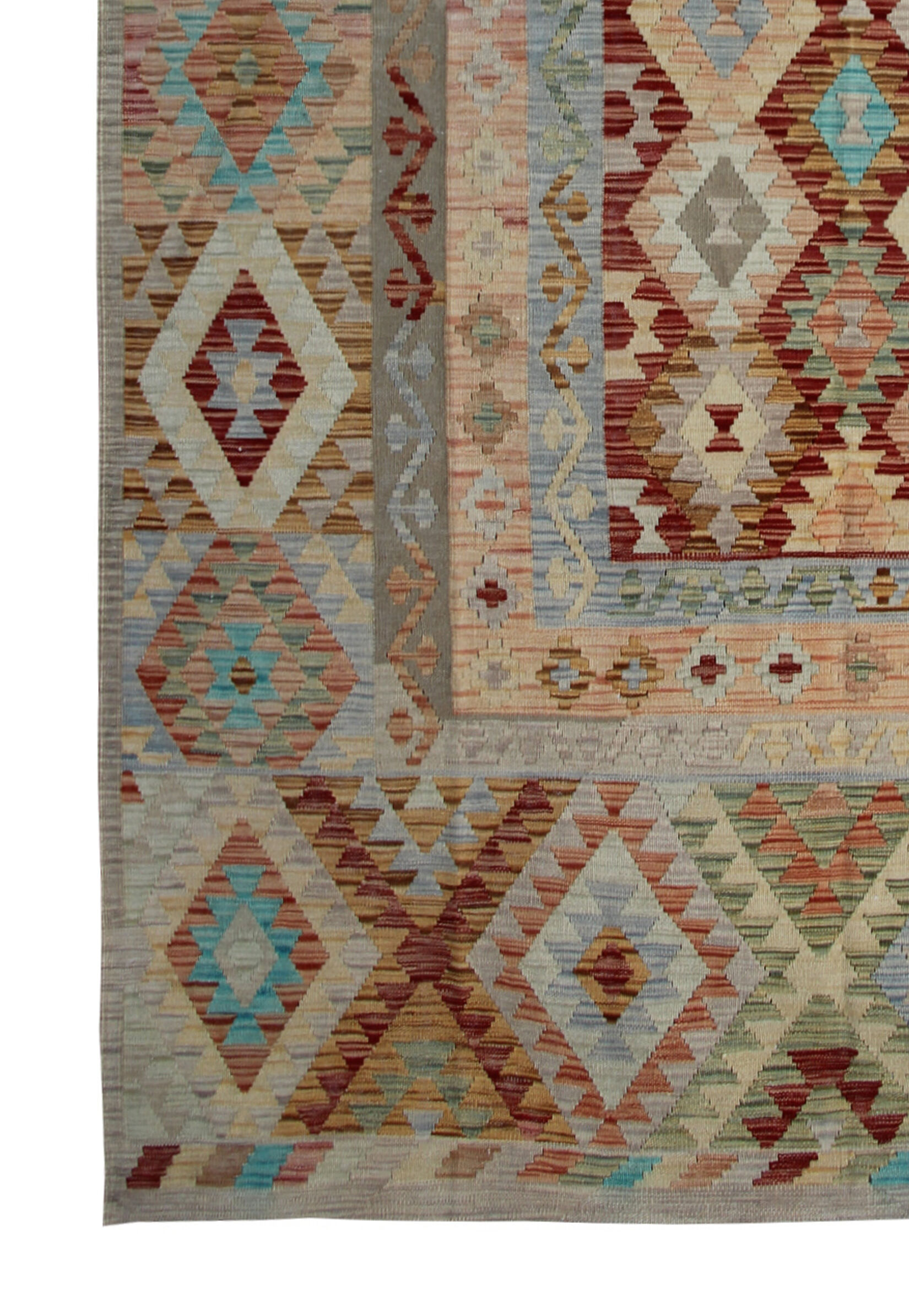 Tapis vintage afghan kilim 193x297cm