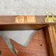 Old teak frame "fish" Scandinavian design of the 60s vintage decoration
