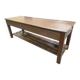 Comptoir de magasin/table de travail vintage en bois