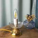 Bohemian crystal table lamp