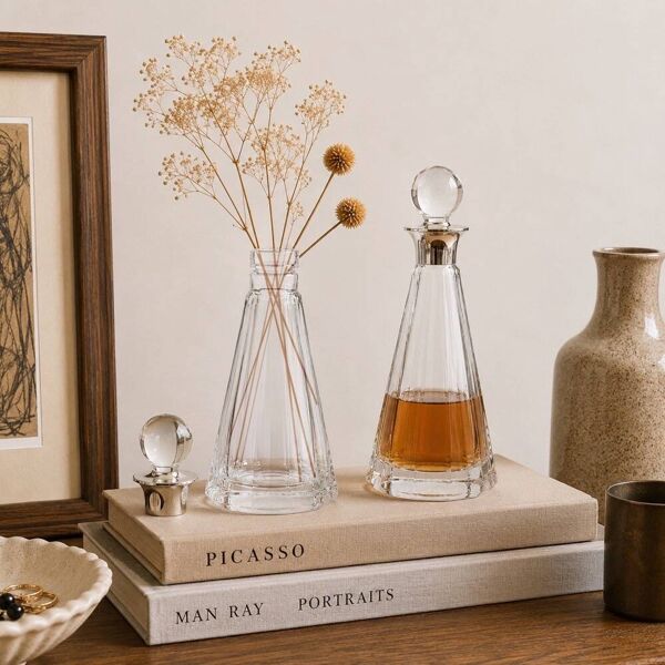 Flacons huilier & vinaigrier en cristal Paloma Picasso pour Villeroy & Boch