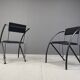 Set of 6 Post modern dining chairs, 1980s