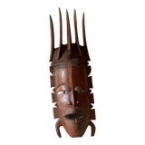 Vintage grand masque africain années 70.