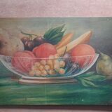Oil on antique panel