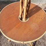 Floor lamp 60s design rattan