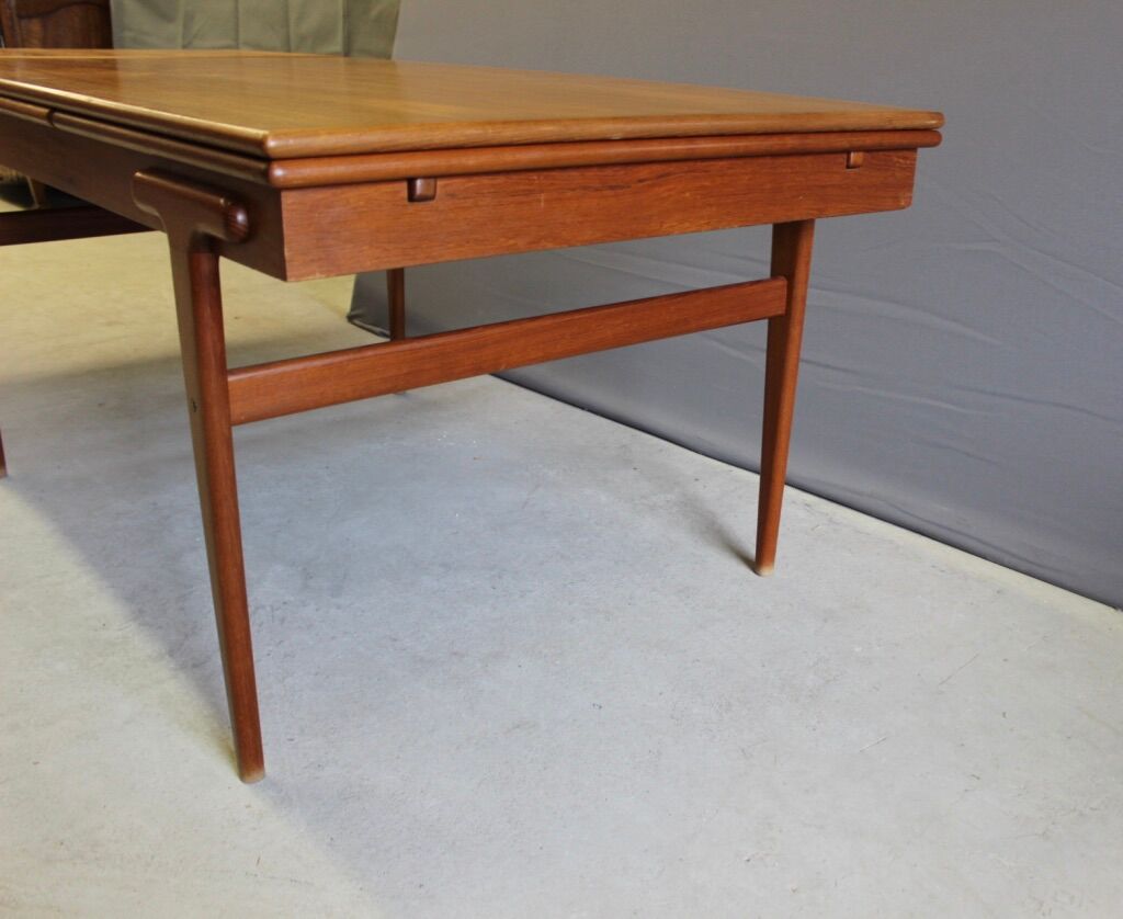 Danish Dining Room Table By Ejvind A. Johansson In Teak Around 1960