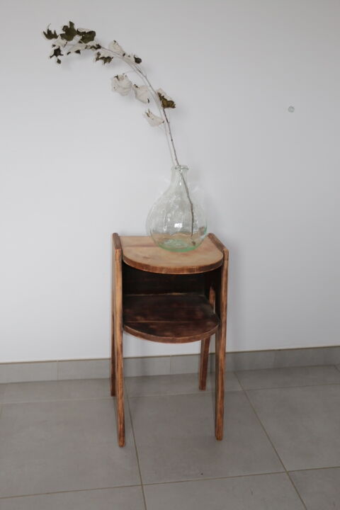 Bedside raw oak 1950