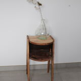 Bedside raw oak 1950