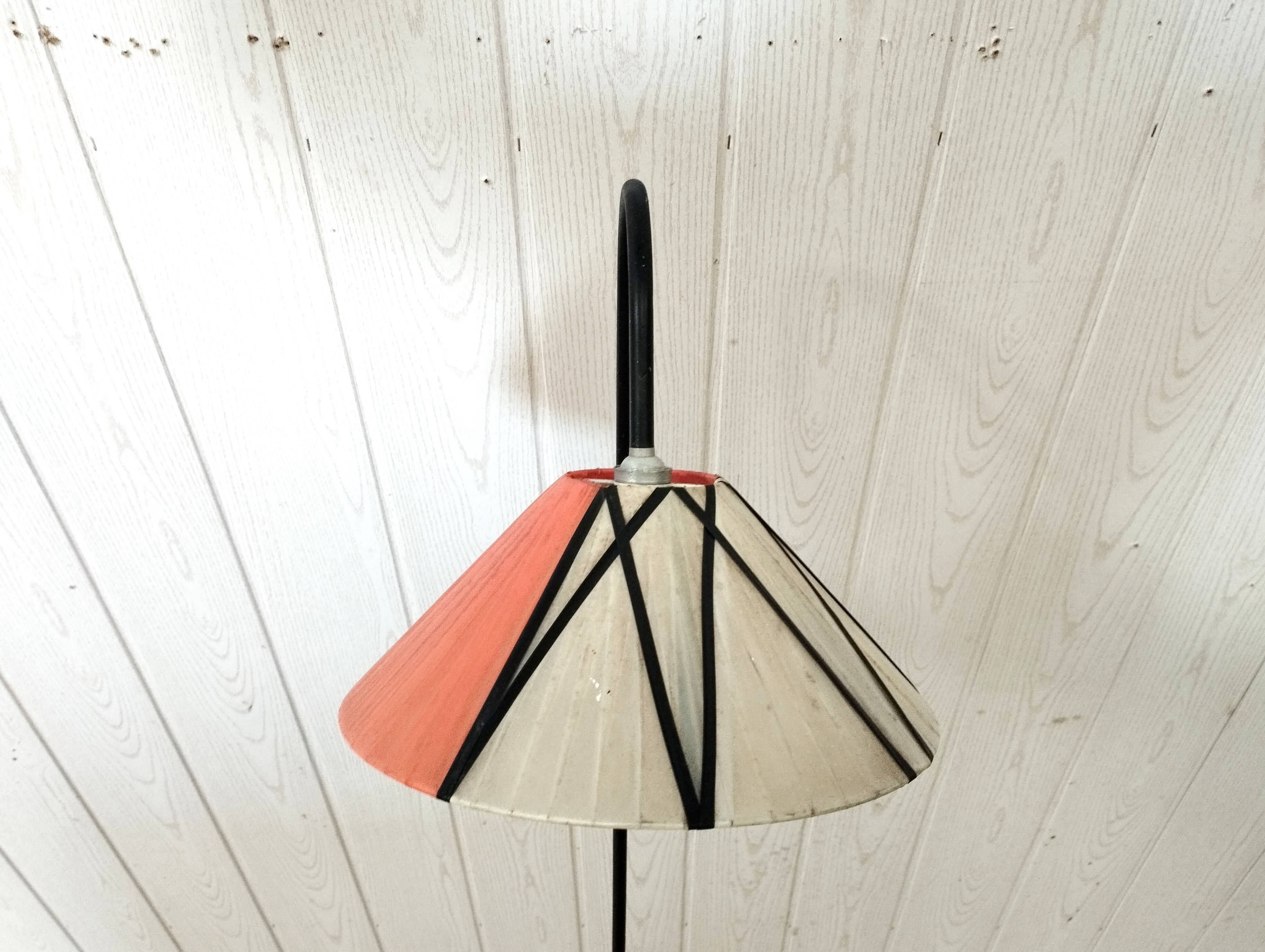 Vintage tripod floor lamp 60s