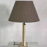 Vintage marble and brass lamp