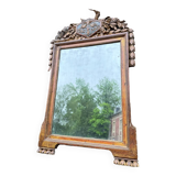 Louis XVI XVIII Eme Century Golden Wood Mirror