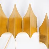 Pair of 2 Danish sconces Gothic 3 by Bent Karlby, Lyfa, 1960s