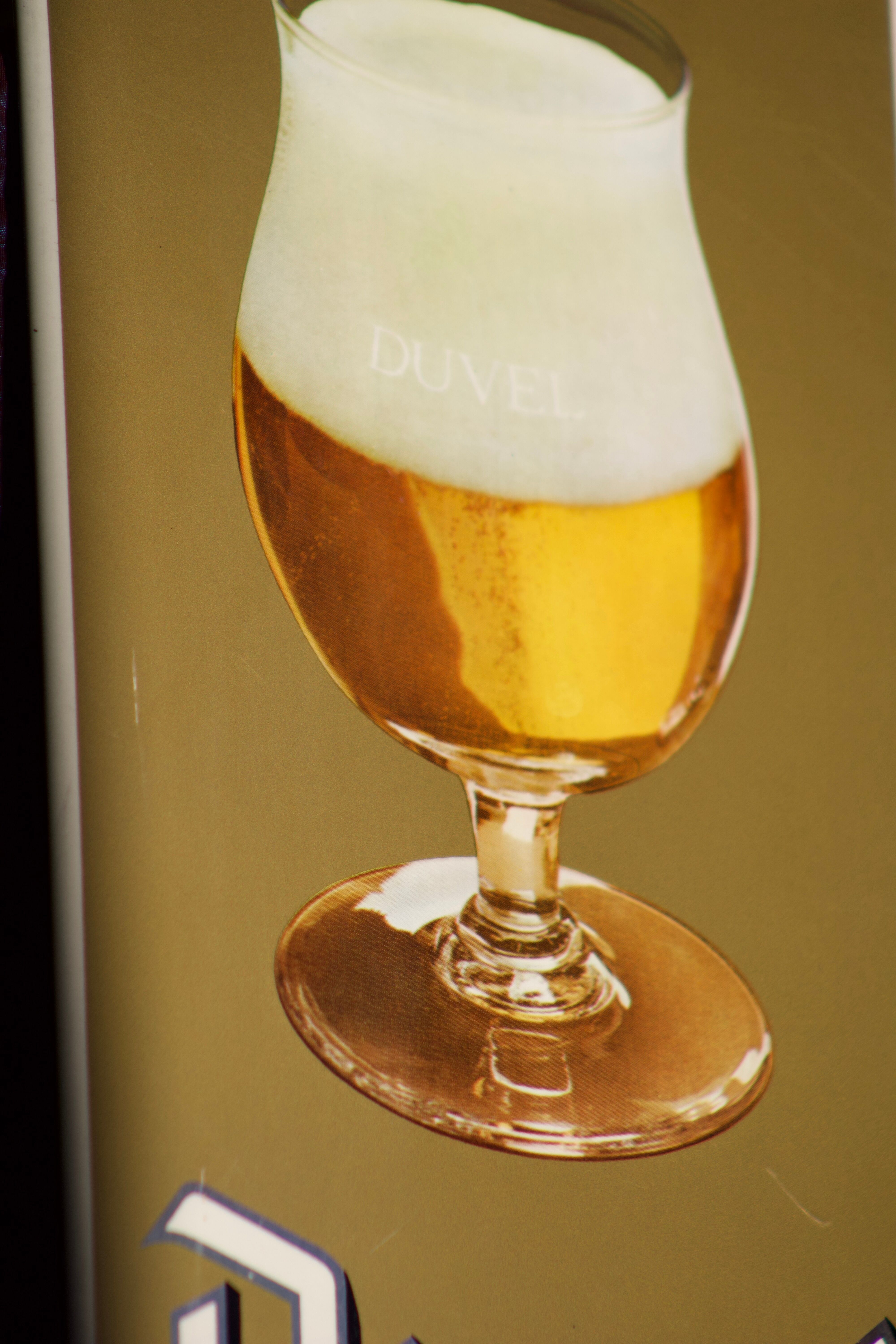 Iron plate - "Duvel" Brewery Glacoid from the 1980s
