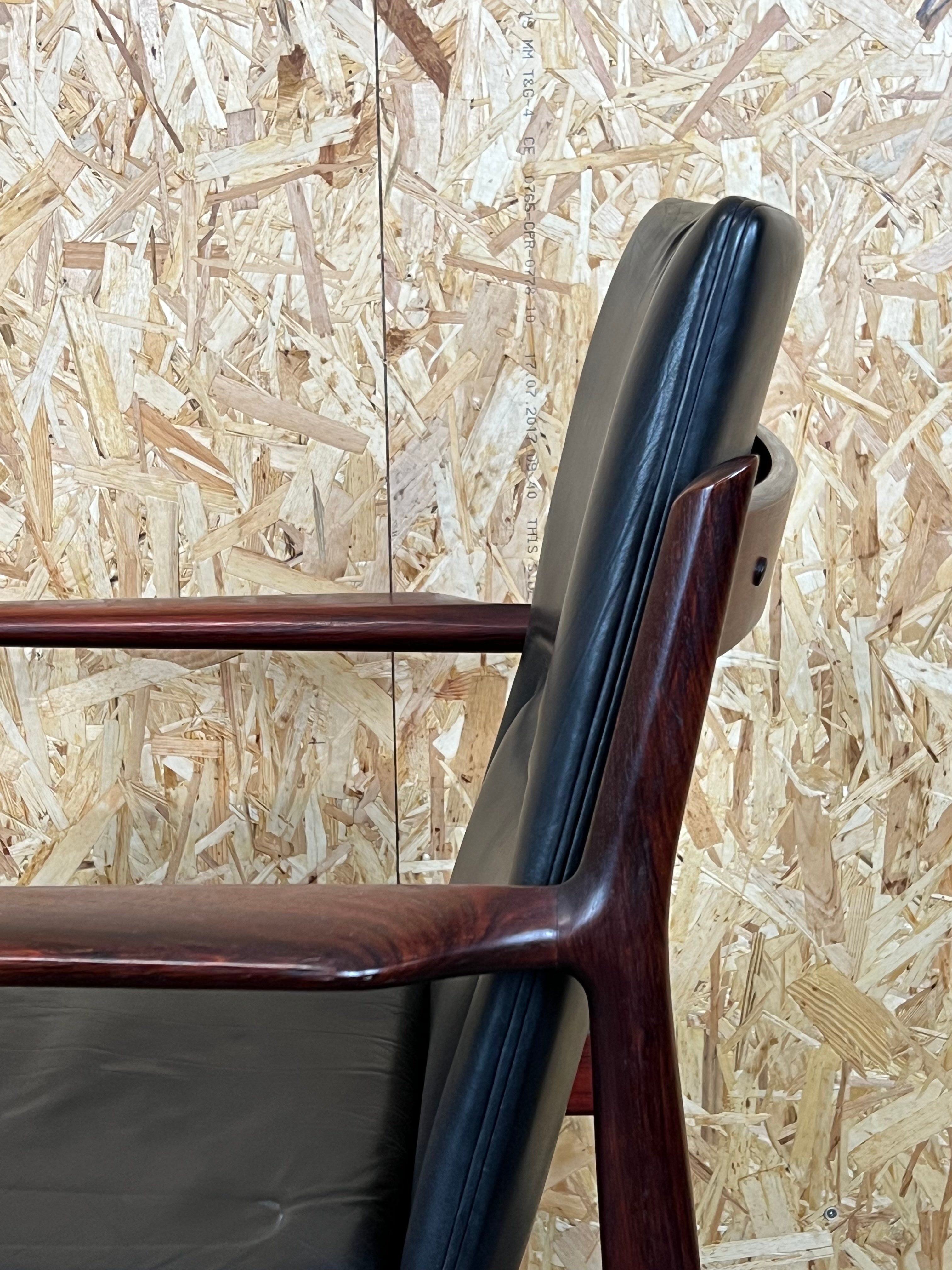 60s 70s dining chair arm chair Arne Vodder for Sibast Furniture Danish design Denmark 60s