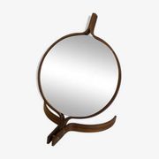 Teak mirror by Bech & Starup for Den Permanent Copenhagen, 1960.