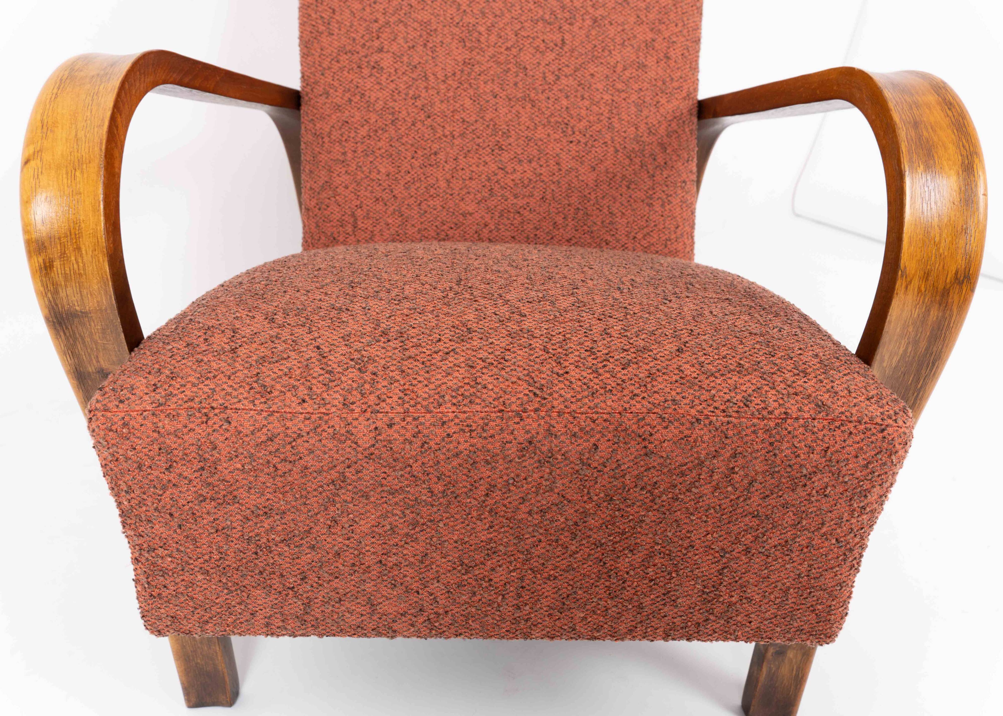 Beech Armchairs by Karel Kozelka & Antonin Kropacek, 1940s, Set of 2