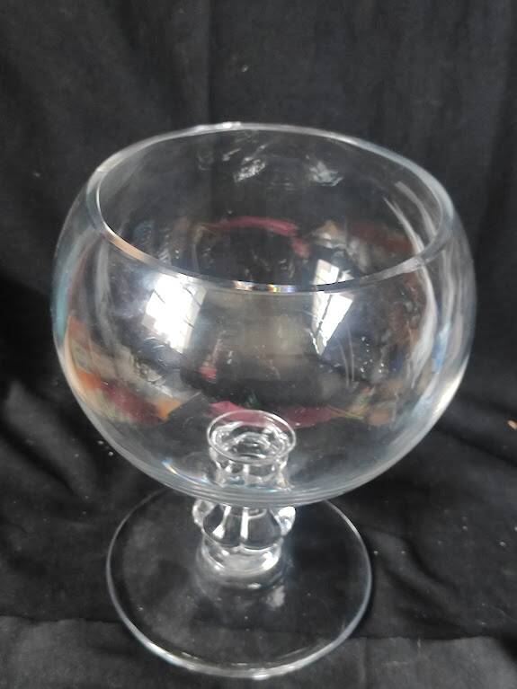 1960/80 Large signed seal cup / crystal / 1.5 liters