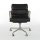 Black Set (4) Herman Miller Original Eames EA435 ‘Soft Pad’ Desk Aluminium