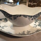 Earthenware service st amand early twentieth century