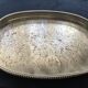 Silver metal serving tray