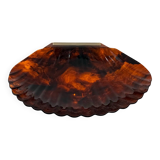Hollywood regency shell shaped centerpiece, Italy 1970s