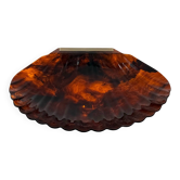 Hollywood regency shell shaped centerpiece, Italy 1970s