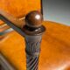 French armchair 19th century leather