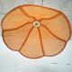 Rattan & cane petal suspension