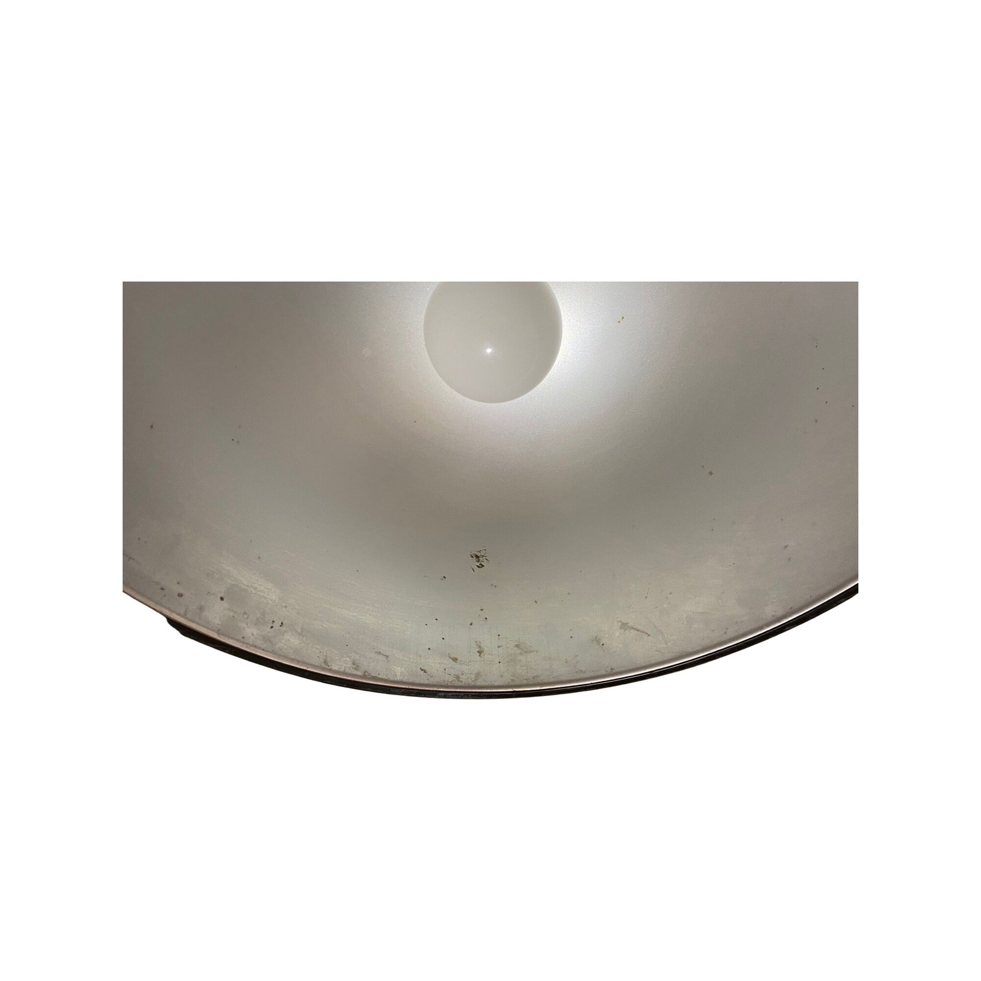 Red Retro Swedish Hanging Light | Enamel Designer Lamp Produced By HEMI In Sweden, 1960s