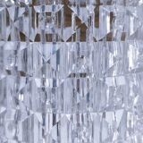 semi-crystal suspension with diamond motif design from the 1960s