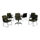 vintage conference chairs | chairs | set of 6 | 1960s