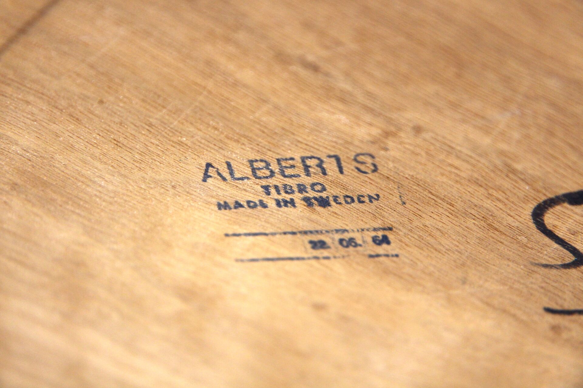 Teak coffee table, Alberts, Sweden, 1950