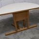 Rare set of 6 Baumann tables 1990, 80x120 and half moon 120cm