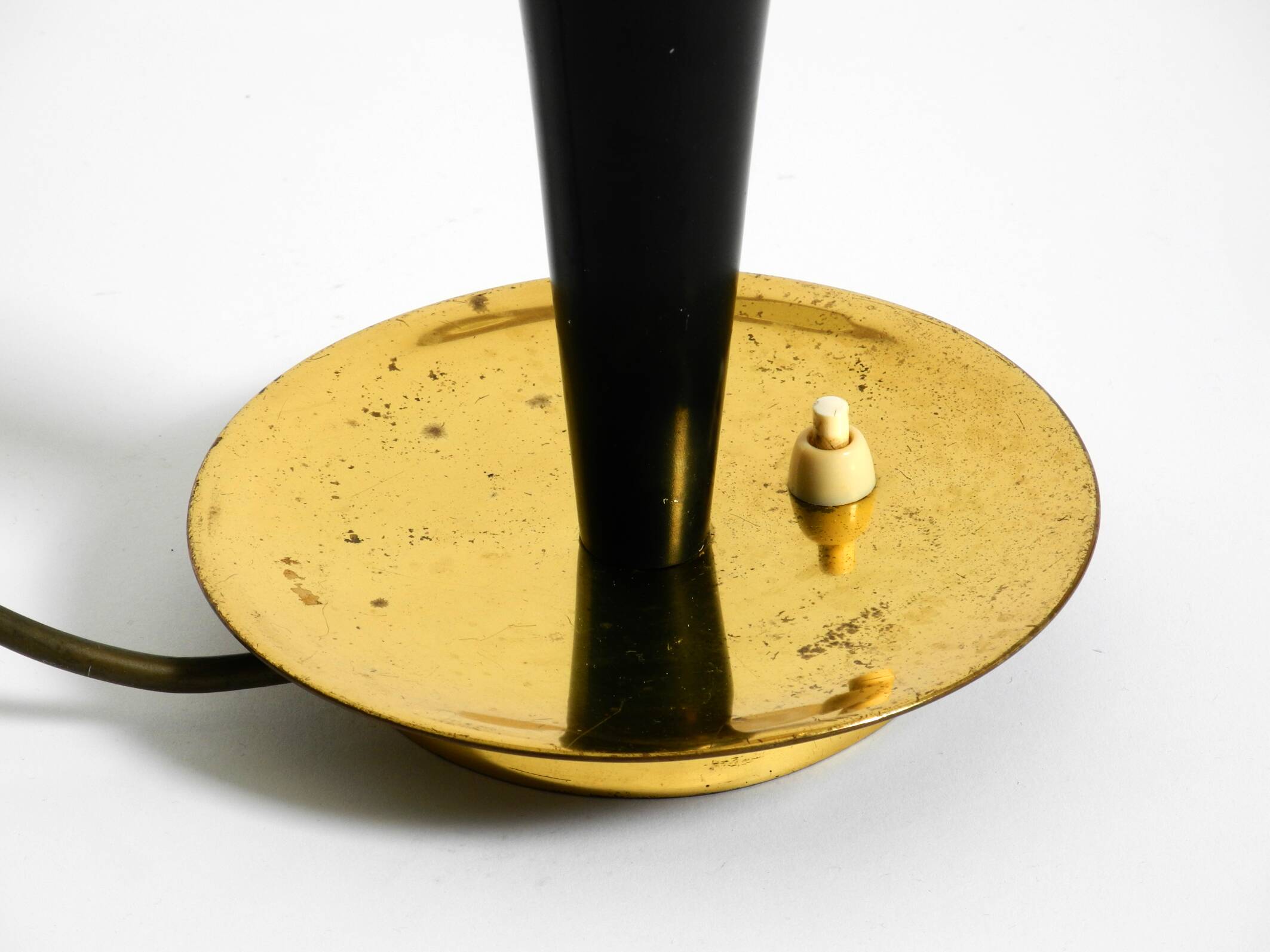 Beautiful original Mid Century Modern brass table lamp