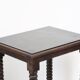 Wooden table legs in coils
