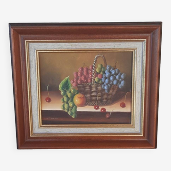 Wooden frame painting painting