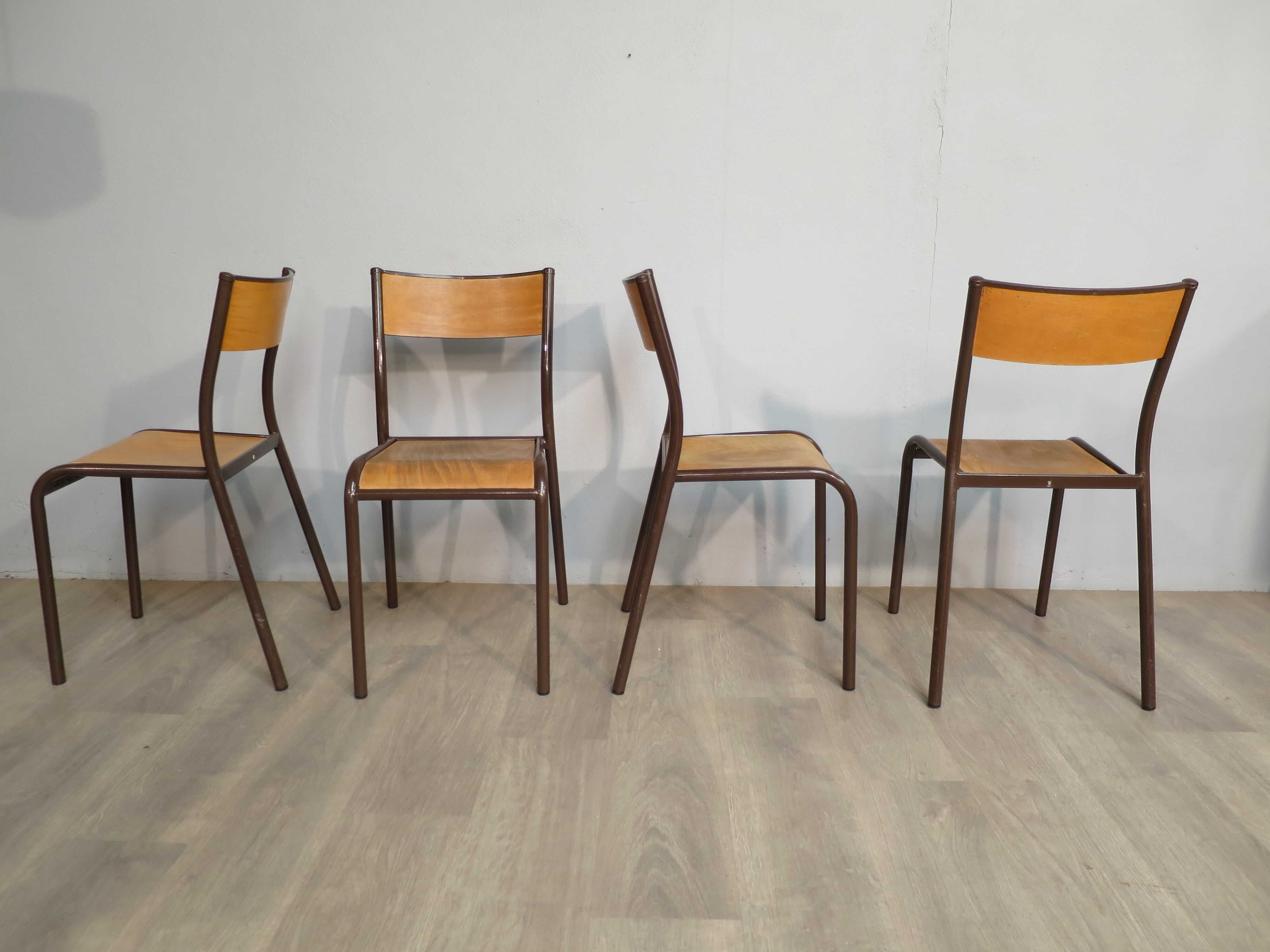 4 Mullca school chairs series