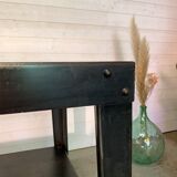 Steel industrial workshop table