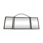 Miroir de barbier triptyque 1900 43x15cm