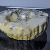 White alabaster ashtray by Romano Bianchi, Italy, 1970