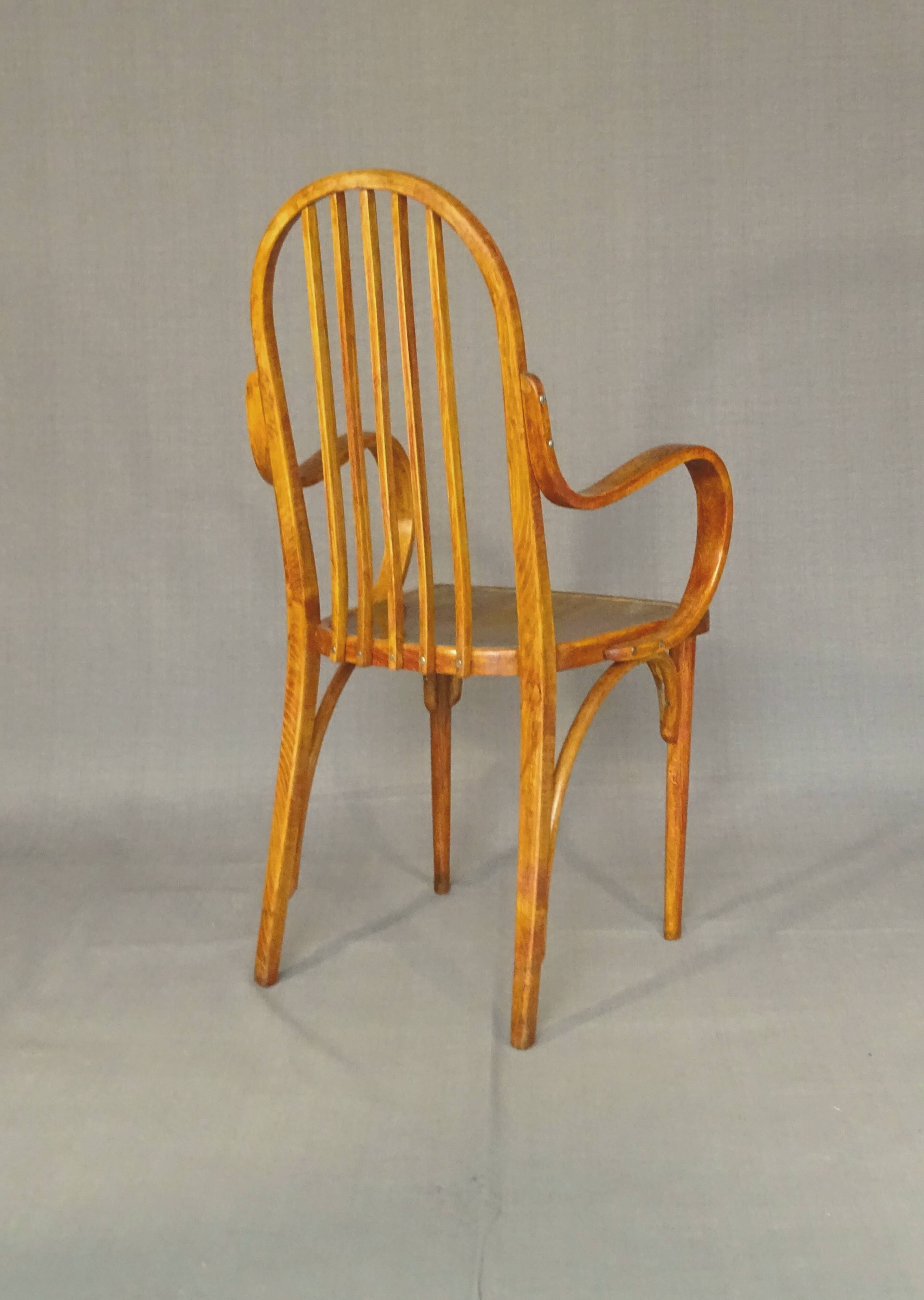 THONET armchair No. 1644, circa 1920 Secession, Art Deco