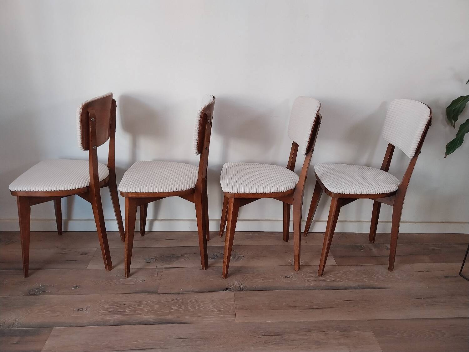 Set of four vintage chairs