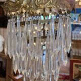 Ceiling chandelier with tassels